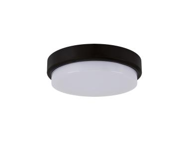 Zdjęcie: Plafoniera hermetyczna LED Aron LED C 12 W BLACK NW czarny STRUHM