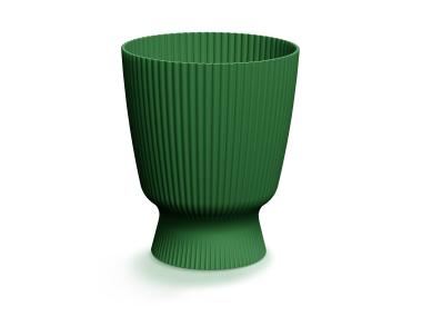 Zdjęcie: Doniczka Milly Round zielona pinia, wysokość 26,2 cm PROSPERPLAST