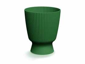 Doniczka Milly Round zielona pinia, wysokość 26,2 cm PROSPERPLAST