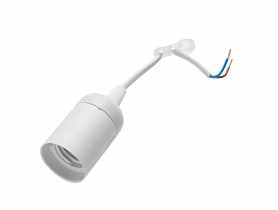 Oprawka termoplastyczna montażowa E27 z przewodem LEDSYSTEMS