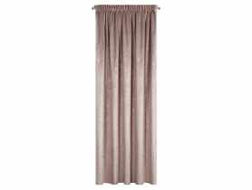 Zasłona Astrid 140x270 cm pudrowo-szara na taśmie EUROFIRANY