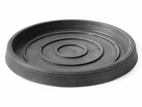 Podstawka pod doniczkę 16,3x16,3x1,5 cm szara TIN TOURS