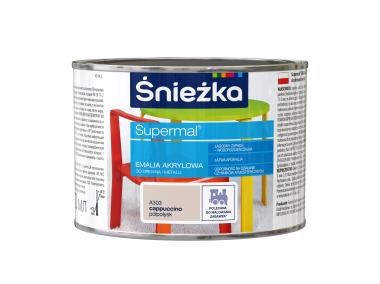 Zdjęcie: Emalia akrylowa Supremal A303 cappuccino 0,4L ŚNIEŻKA