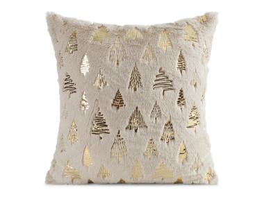 Zdjęcie: Poduszka świąteczna 45x45 cm beżowo-złota EUROFIRANY