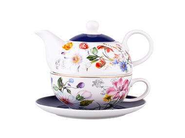 Zdjęcie: Zestaw Tea for one nbc w opasce PVC blooming  ALTOMDESIGN