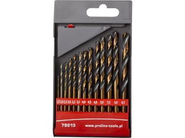 Zdjęcie: Wiertła do metalu.HSS DIN338 szlifowane krawędzie  szt.131.5-6.5 mm PROLINE