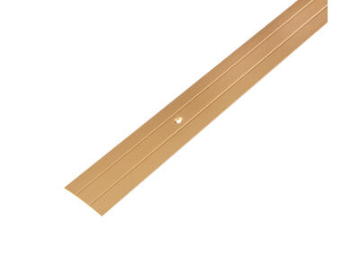 Zdjęcie: Listwa łączeniowa z podwójnym rowkiem ALU złoty 900x38 mm ALBERTS