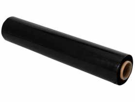 Folia stretch czarna 50 cm x 190 m 0,017 mm na rdzeniu CIRET
