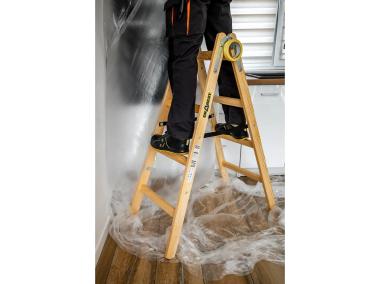 Zdjęcie: Drabina drewniana 124 cm 2x4 DRABEST