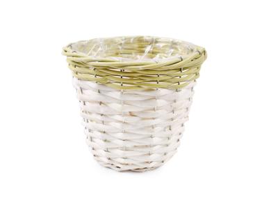 Zdjęcie: Koszyk do obsadzania kwiatami 20x20x17 cm okragły TIN TOURS