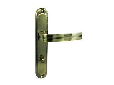 Zdjęcie: Klamka Dekan M3 WC 72 mm DOMINO