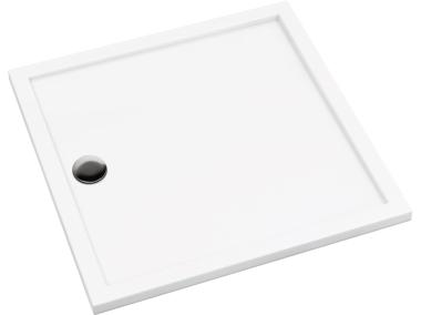Zdjęcie: Brodzik Prizma kwadratowy biały, akrylowy 90x90 cm DEANTE