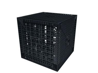 Zdjęcie: Skrzynka rozsączająca Sickerbox 0,6x0,6x0,6 m z geowłókniną ACO