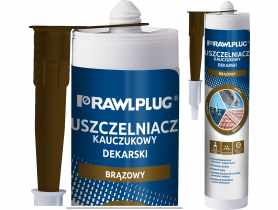 Uszczelniacz dekarski kauczukowy R-SL-DEK brązowy 300 ml RAWLPLUG