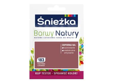 Zdjęcie: Farba Barwy Natury tester pustynna czer 183 25ml ŚNIEŻKA
