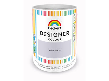 Zdjęcie: Farba lateksowa Designer Colour Misty Violet 5 L BECKERS
