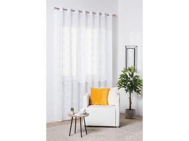 Zdjęcie: Firana z kółkami Ilusa 290x260 cm biały UNIGLOB