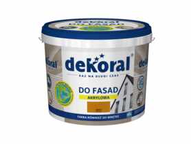 Farba fasadowa bursztyn 5 L Polinit DEKORAL