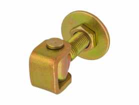 Zawias regulowany spawany M16 ocynk żółty METRO