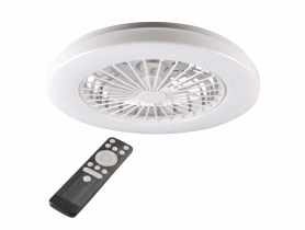 Plafon LED Libya 48 W z wentylatorem 15 W z pilotem IR SANICO