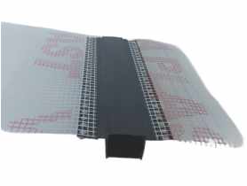 Listwa do boniowania PVC z siatką BP11 H3NS L300 szary ciemny BELLA PLAST