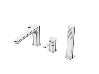 Zdjęcie: Bateria wannowa 3-otworowa Glamour chrom INVENA