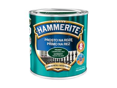Zdjęcie: Farba antykorozyjna 0,7 L półmat ciemnozielony HAMMERITE