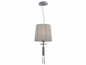 Lampa sufitowa wisząca Dual 40 W LED biała CANDELLUX