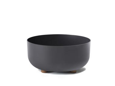 Zdjęcie: Donica plastikowa misa Sofia 30 cm antracytowa LAMELA PLASTIC