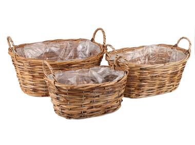 Zdjęcie: Komplet koszy do obsadzania GD6129.3; 3 szt. z uchwytami TIN TOURS