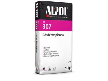 Zdjęcie: Gładź wapienna 20 kg AT307 ALPOL