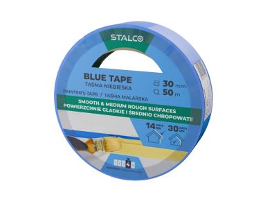 Zdjęcie: Taśma malarska niebieska 30 mm x 50 m STALCO