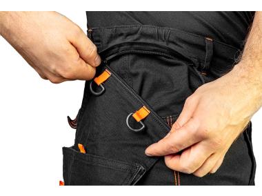 Zdjęcie: Spodnie robocze HD Slim, odpinane kieszenie, rozmiar XXL NEO