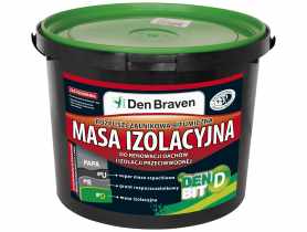 Masa izolacyjna rozpuszczalnikowa bitumiczna Den Bit-D 10 kg DEN BRAVEN