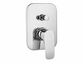 Bateria podtynkowa Tiga VerdeLine, 2-funkcyjna, chrom FERRO