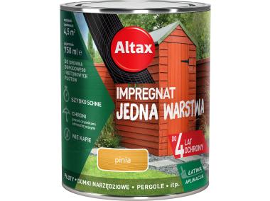 Zdjęcie: Impregnat Jedna warstwa 4 lata, pinia 0,75 L ALTAX
