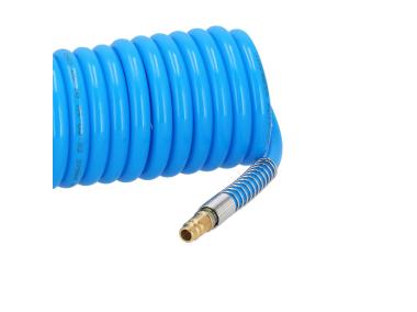 Zdjęcie: Wąż pneumatyczny spiralny PU uzbrojony 5 m fi 12 x 8 mm AIRPRESS