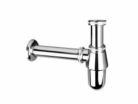Syfon umywalkowy butelkowy 1.1/4x32 mm bez spustu chrom MCALPINE