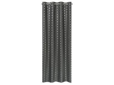 Zdjęcie: Zasłona gotowa Cube 140 x 250 cm czarny EUROFIRANY
