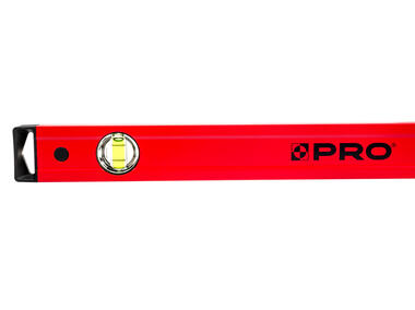 Zdjęcie: Poziomnica PRO600 malowana czerwona z magnesami 80 cm PRO