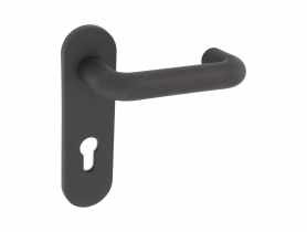 Klamka Lola 72 WKL czarna, trzpien 9 mm AMBITION