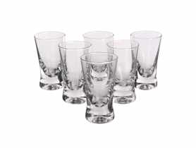 Komplet 6 kieliszków wódka 25 ml KROSNO