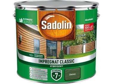 Zdjęcie: Impregnat ochronno-dekoracyjny hybrydowy Classic 9 L zielony SADOLIN
