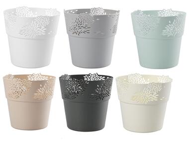 Zdjęcie: Osłonka doniczkowa Aster 11,5 cm kremowa VERDENIA