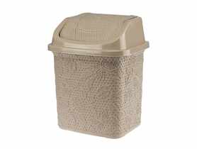Kosz uchylny 6.5 L Fancy beżowy ALSEA