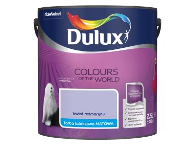 Zdjęcie: Farba do wnętrz Kolory Świata 2,5 L kwiat rozmarynu DULUX