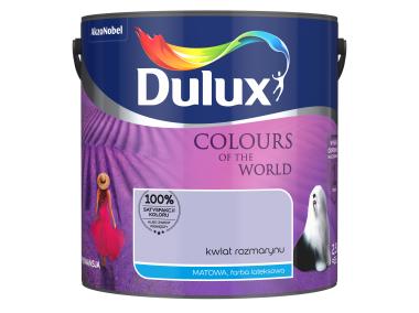 Zdjęcie: Farba do wnętrz Kolory Świata 2,5 L kwiat rozmarynu DULUX