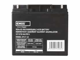 Akumulator AGM 12V 18Ah 12  12 EMOS