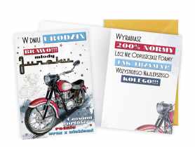 Karnet V-057 Urodziny - junak KUKARTKA