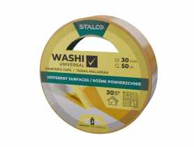Taśma malarska Washi uniwersalna 30 mm x 50 m STALCO